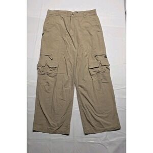 VTG Caffeine Pants size 34x30 Cargo Wide Leg Baggy Rave Skater Grunge JNCO Y2K